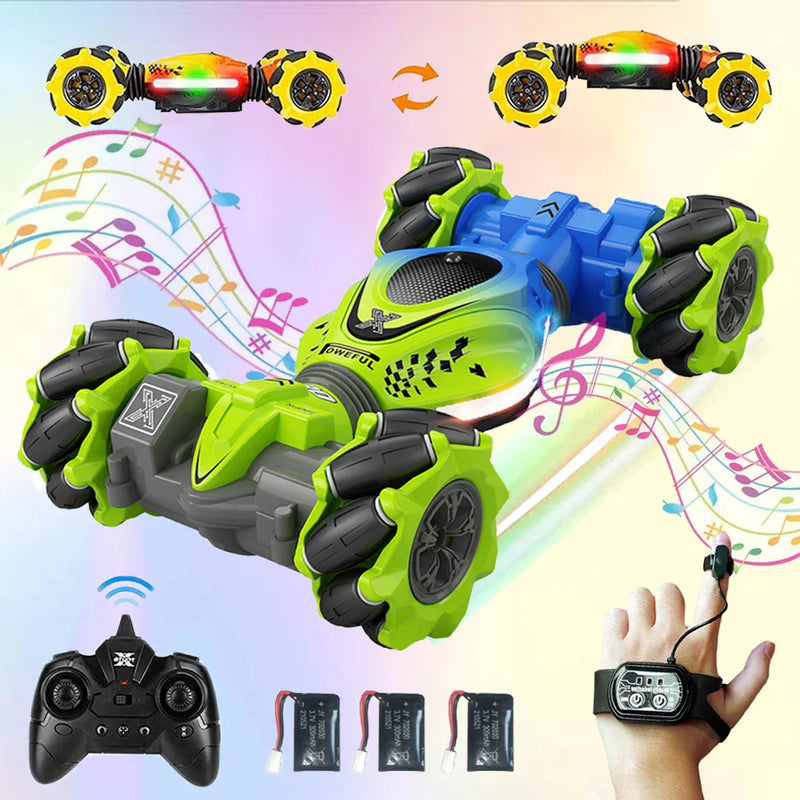 Rádio Controle Remoto Carros RC Relógio Gesto Sensor Rotação