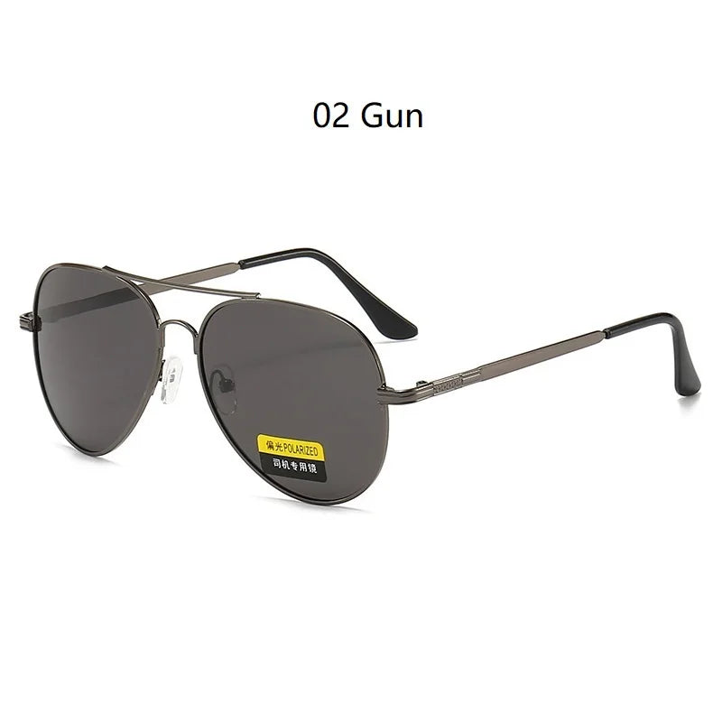 Óculos de Sol Polarizados Modelo Piloto de Luxo Unissex UV400