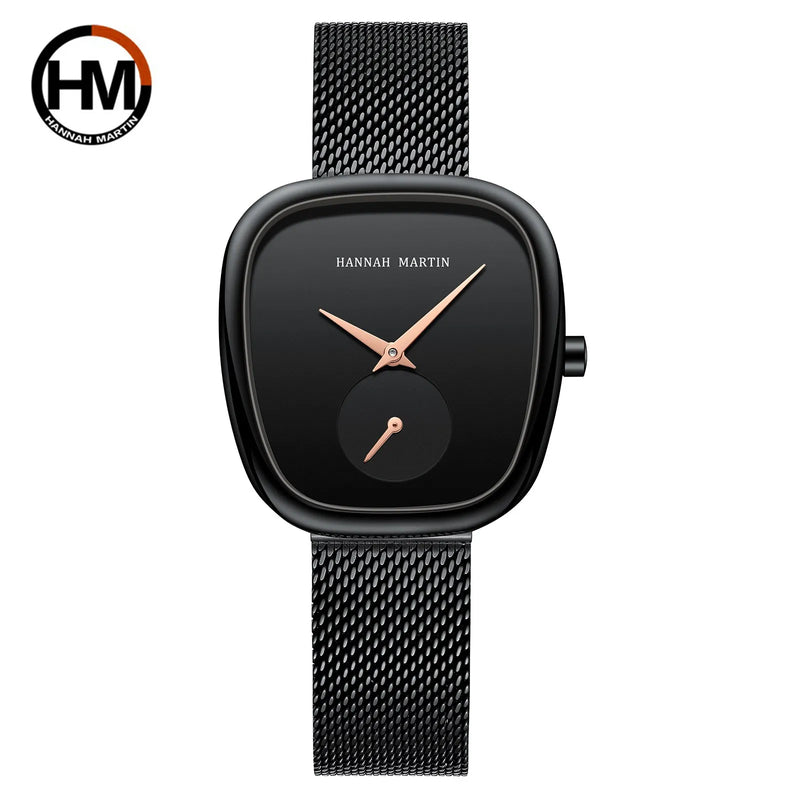 Relógio Feminino de Quartzo Minimalista Oval